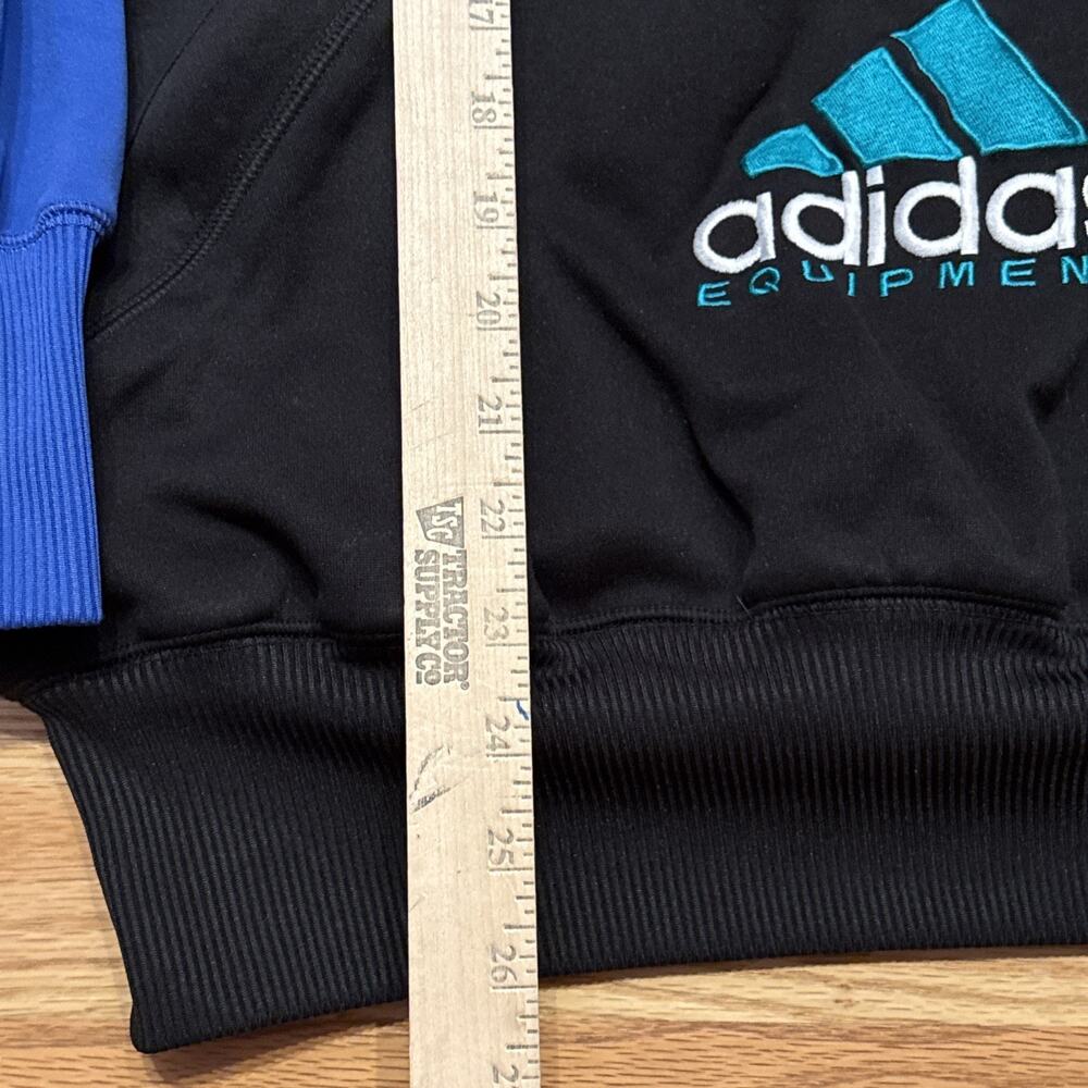 VINTAGE ADIDAS EQUIPMENT CONTRAST EMBROIDERED BIG LOGO SWEATSHIRT SIZE MEDIUM - Picture 6 of 10